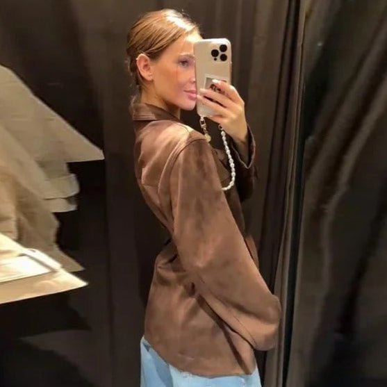 ZEYA - Daisy Suede Blazer