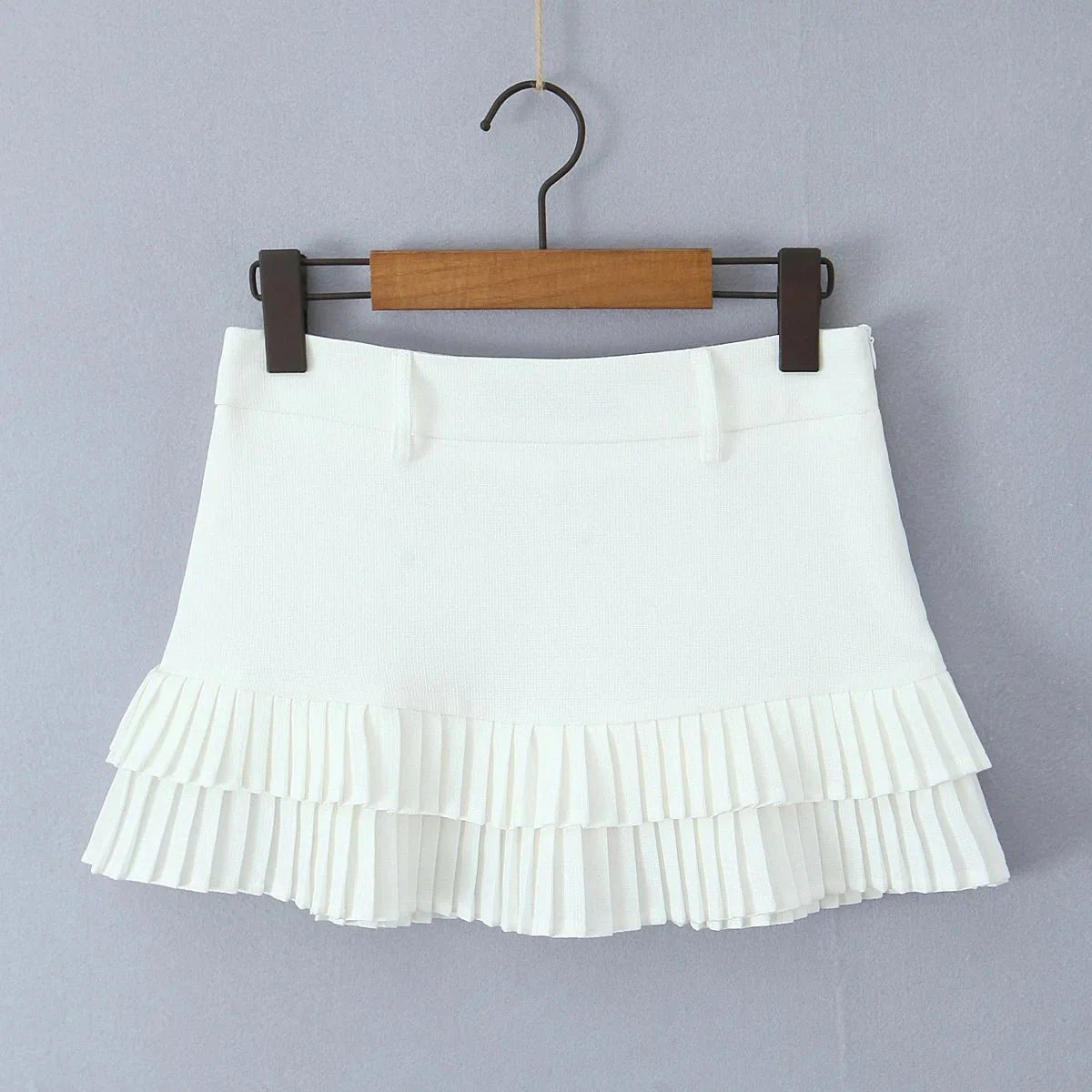 ZEYA - Heloise Low - Waist Pleated Mini Skirt