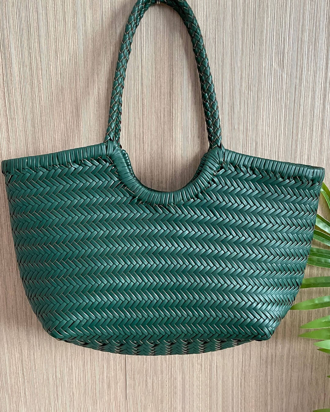 ZEYA - Melisande Woven Leather Tote Bag