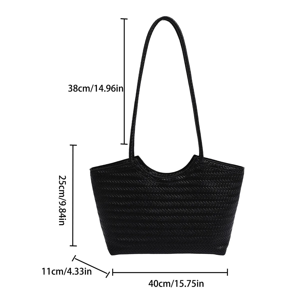 ZEYA - Romy Textured Weave Handbag