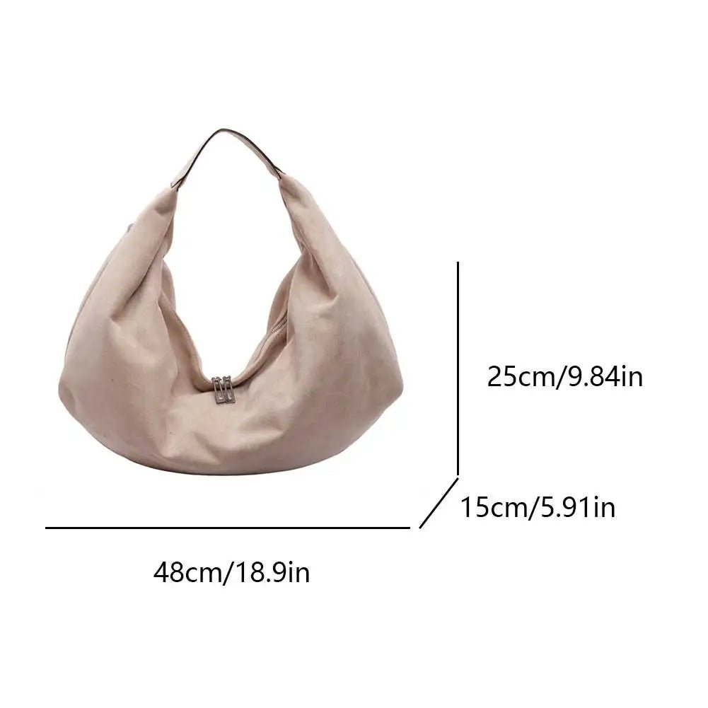 ZEYA - Sylvie Suede Hobo Handbag