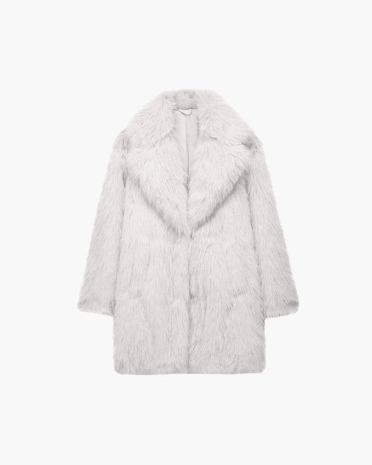 ZEYA - Agnes Mid Length faux fur Coat