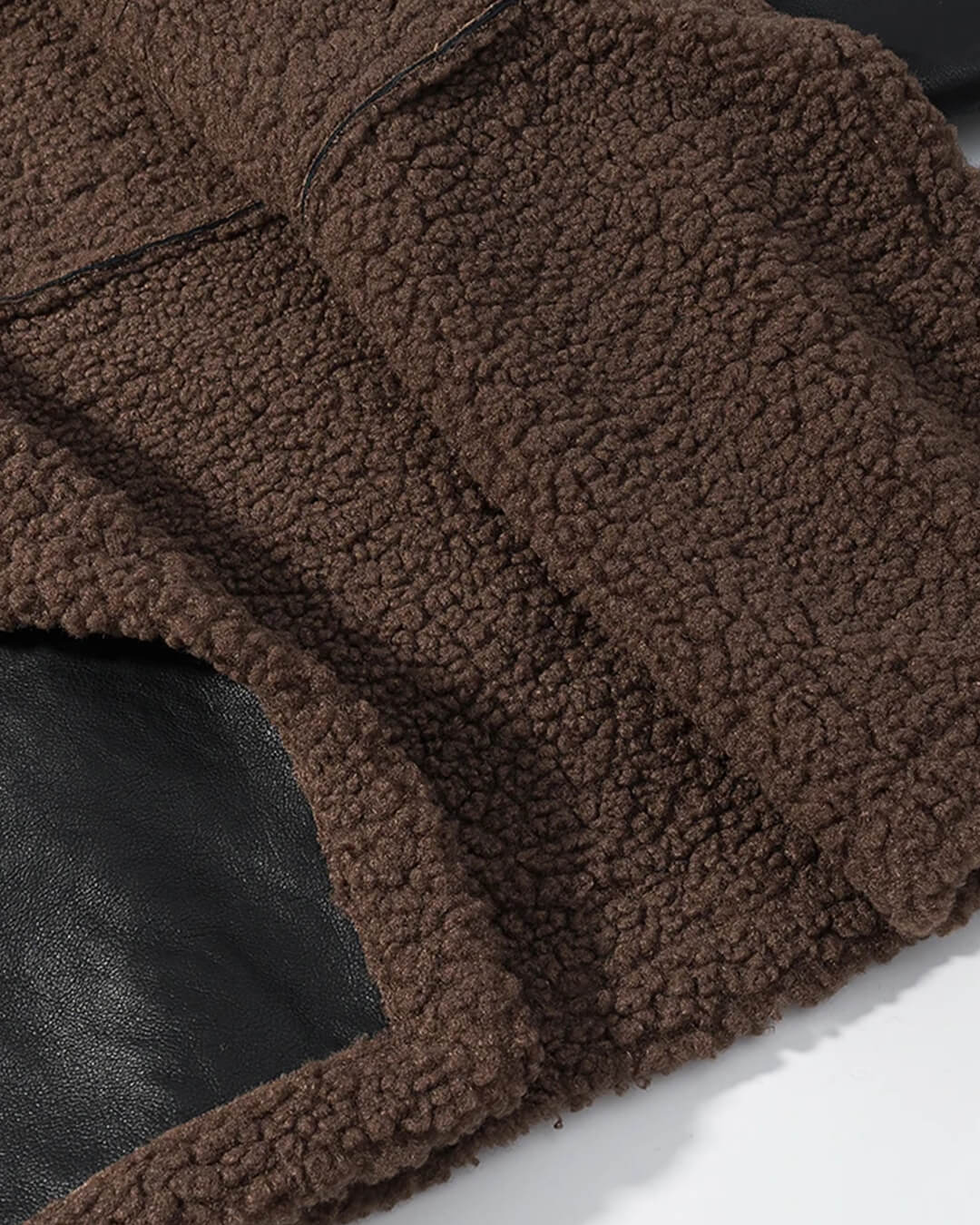 ZEYA - Alessia Short Belted Faux Leather Jacket