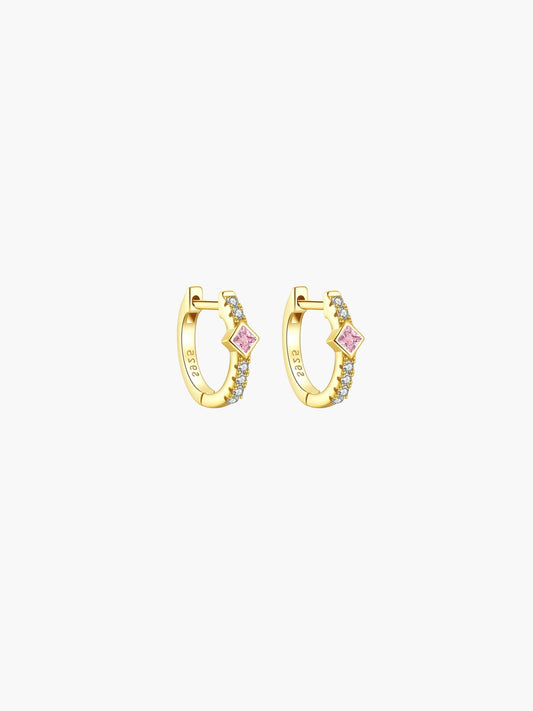 ZEYA - Amber Hoop Earrings