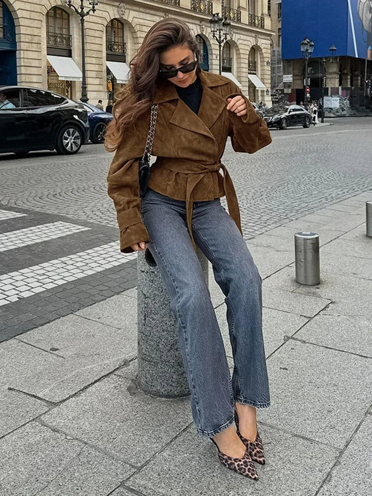 ZEYA - Ariana Retro Suede Jacket