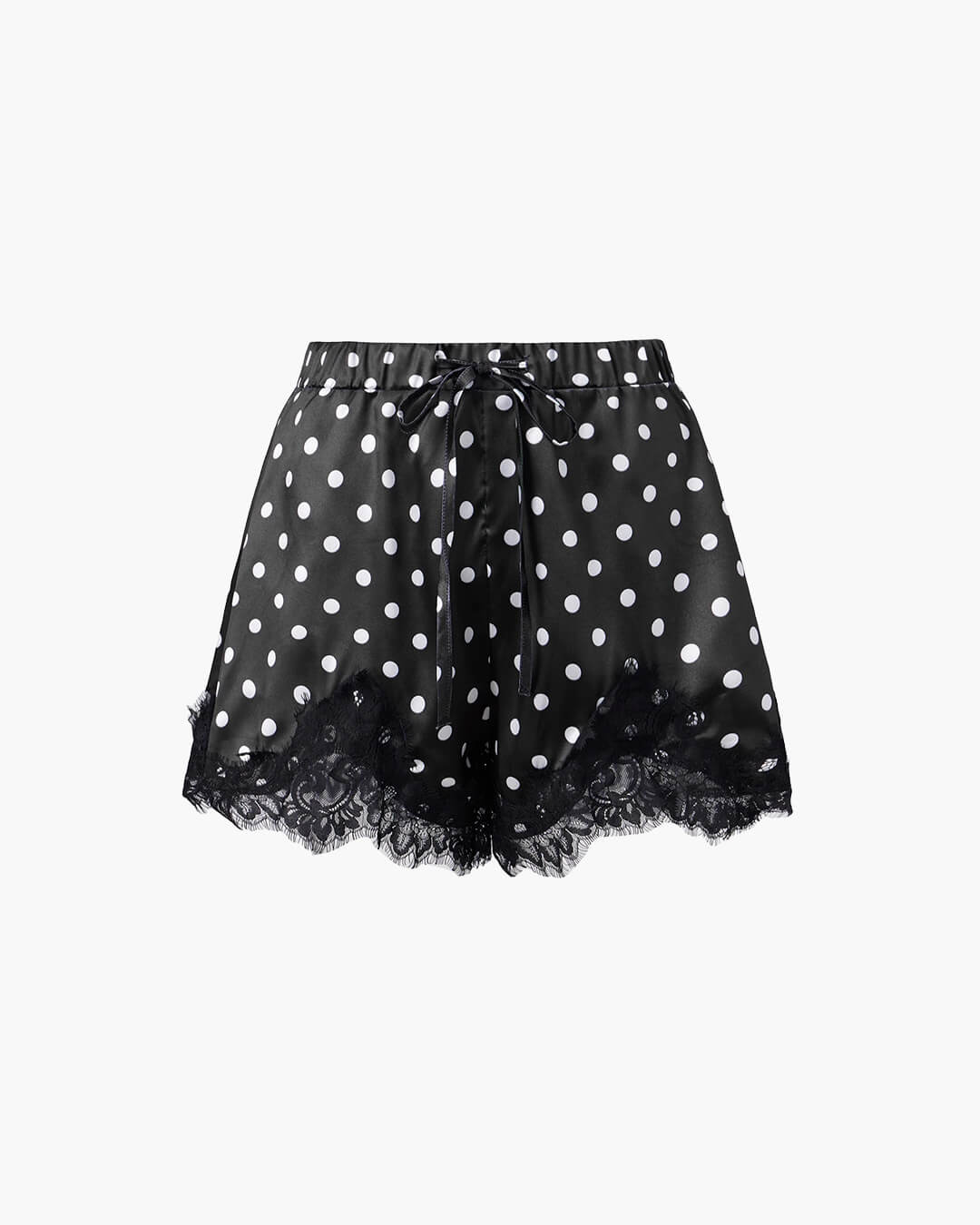 ZEYA - Camille Polka Dot Satin Mini Short
