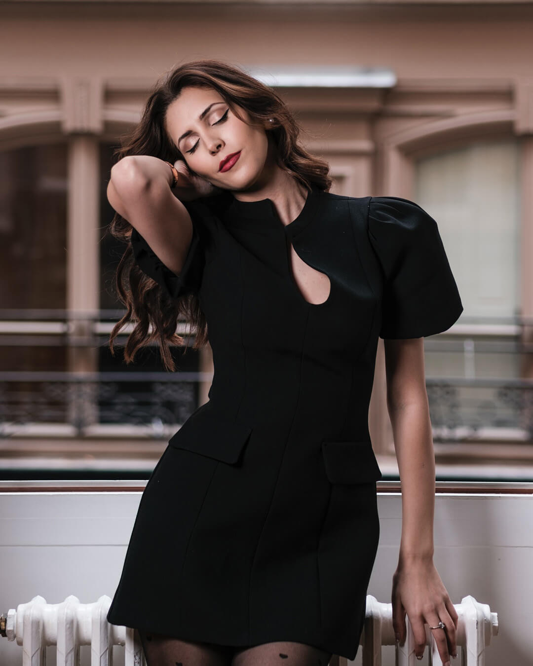 ZEYA - Celeste Puff Sleeve Mini Dress