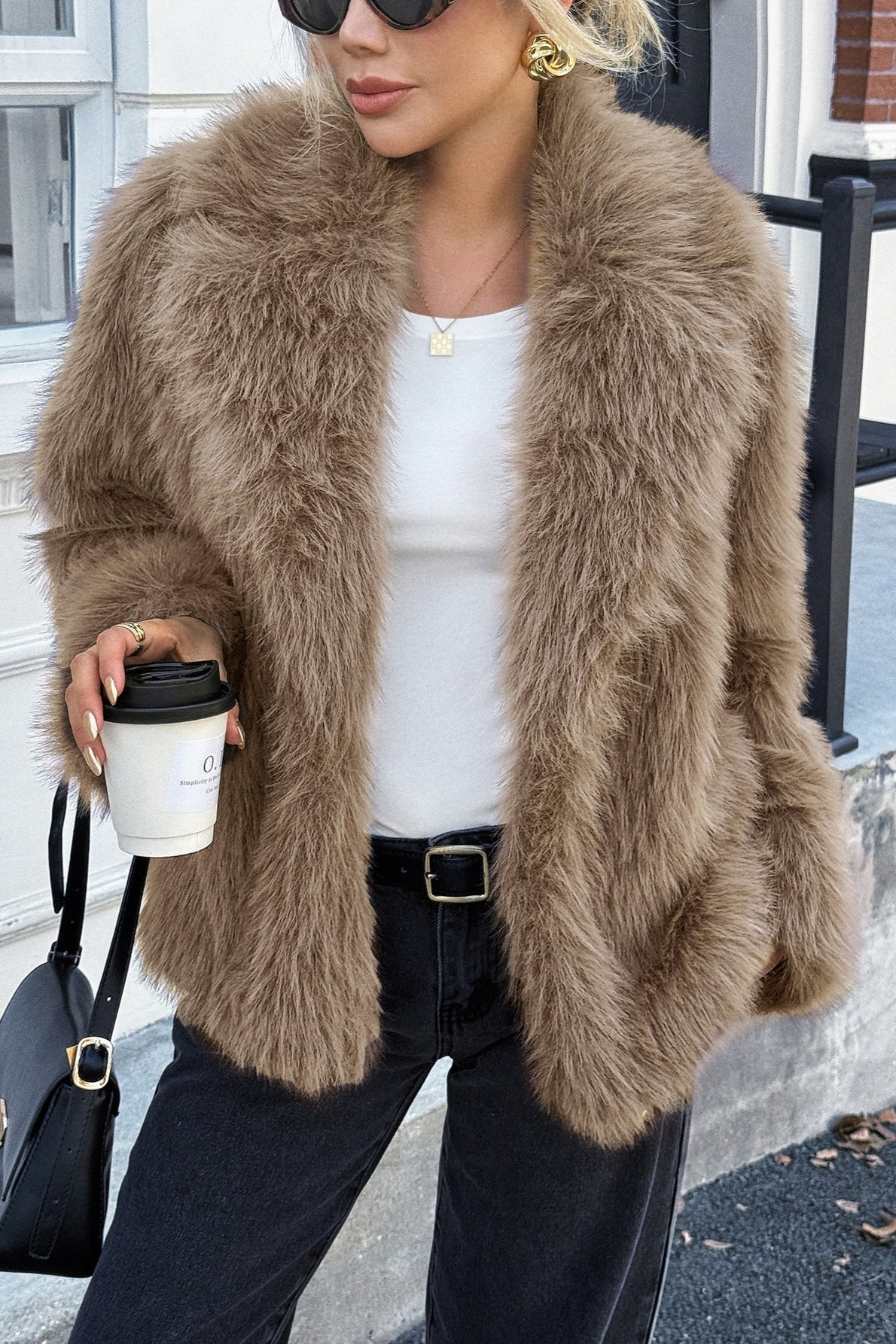 ZEYA - Desiree faux fur Coat