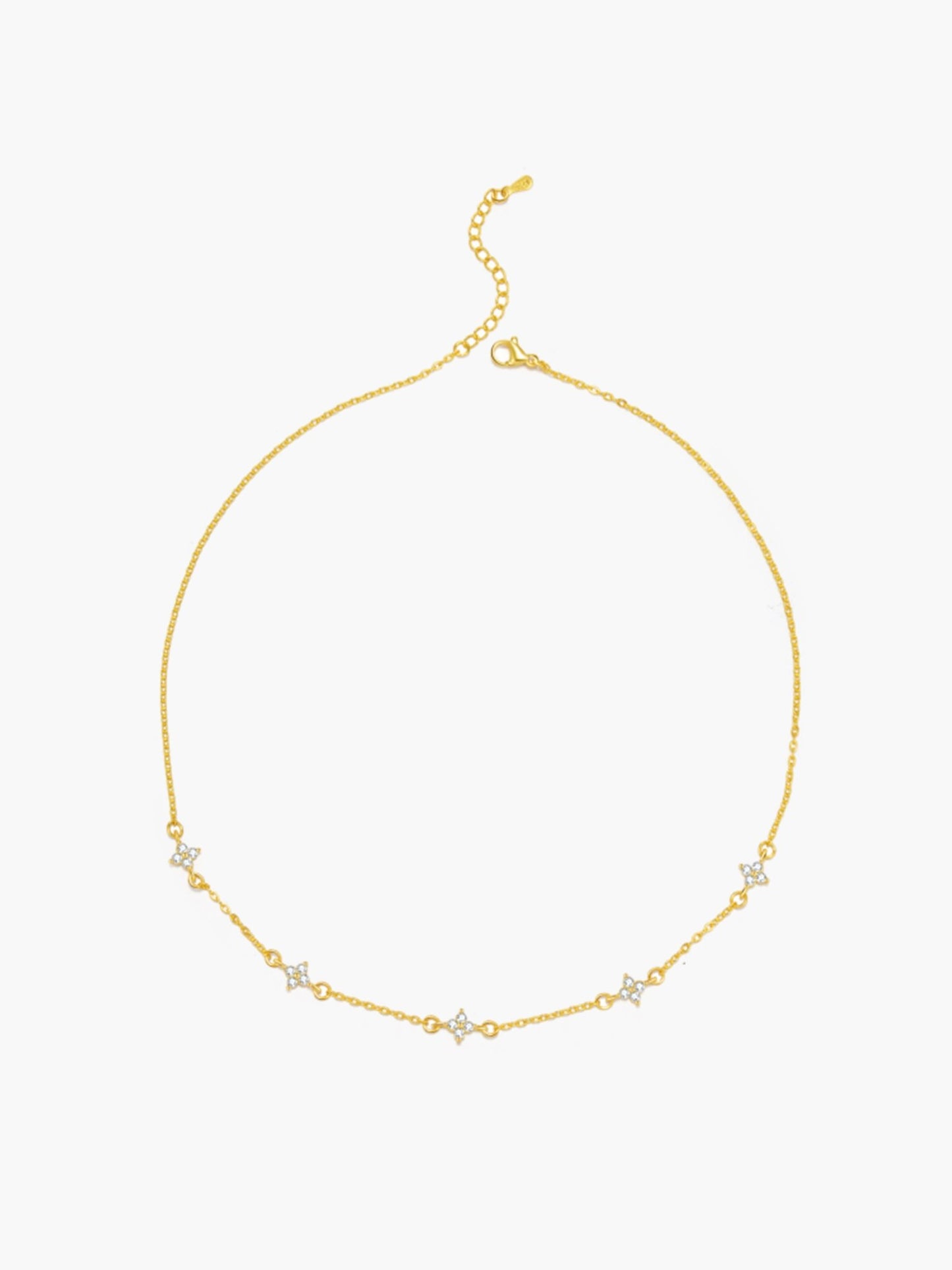 ZEYA - Dina Flower Zirconia Necklace