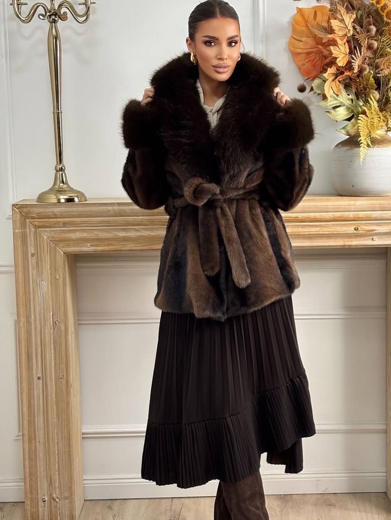 ZEYA - Erica Faux Fur Coat