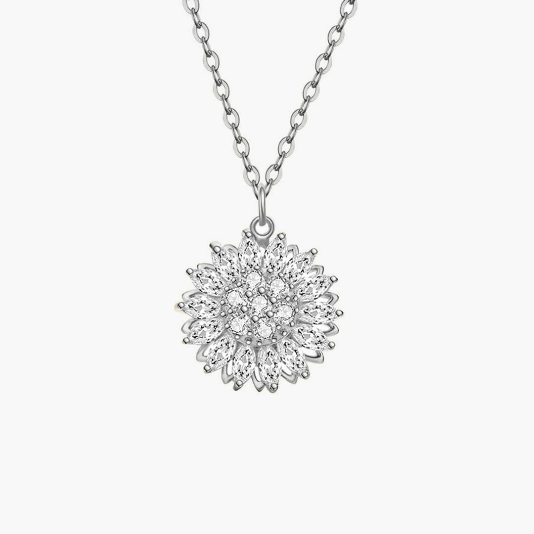 ZEYA - Flower Anxiety Spinner Necklace