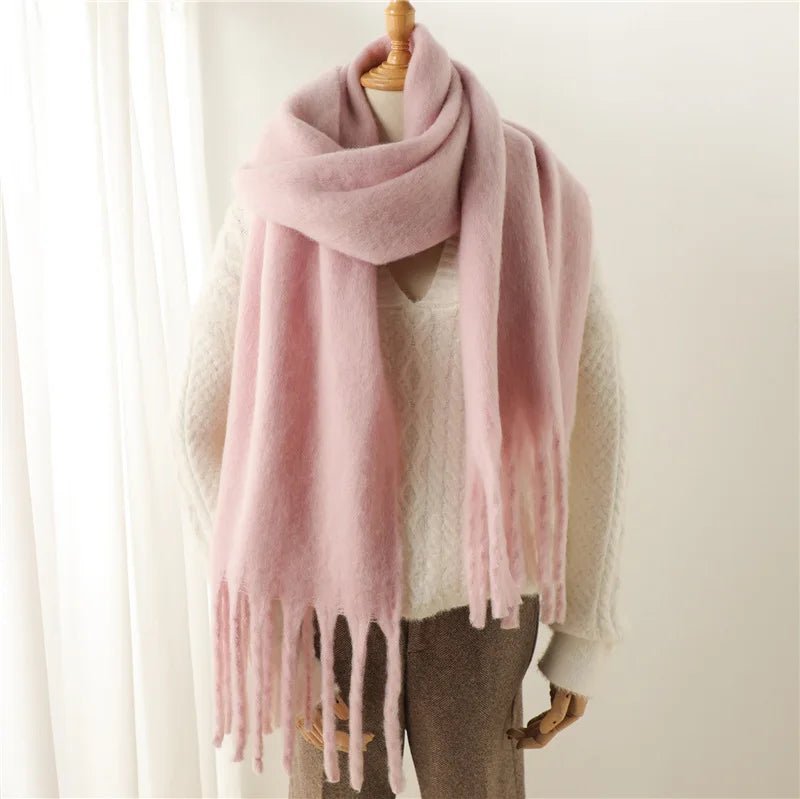 ZEYA - Gabriella Tasseled Winter Scarf