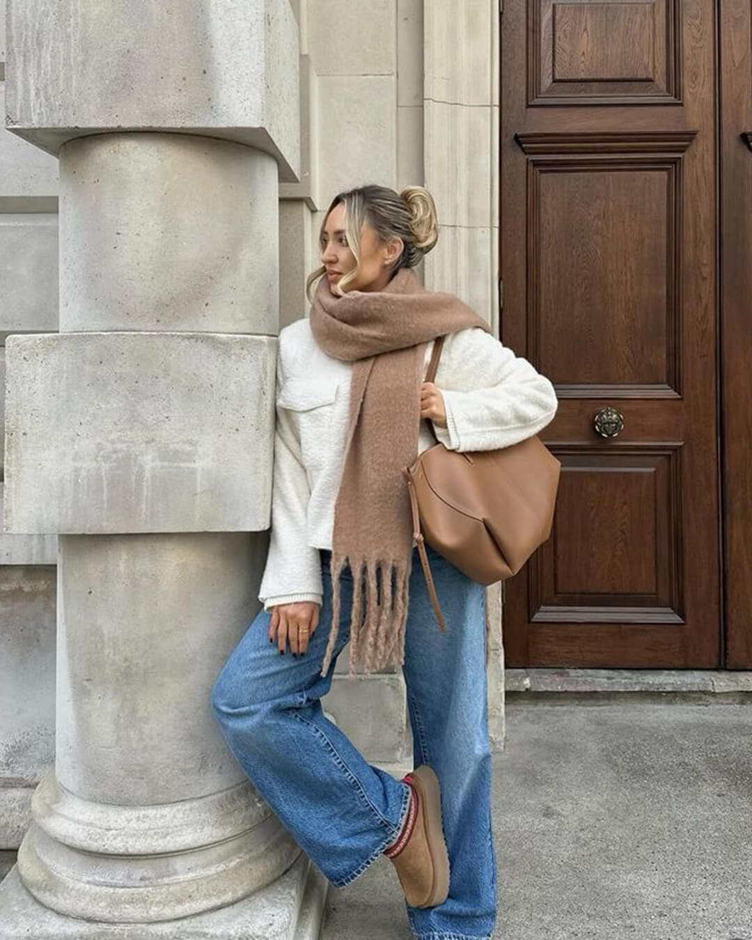 ZEYA - Gabriella Tasseled Winter Scarf