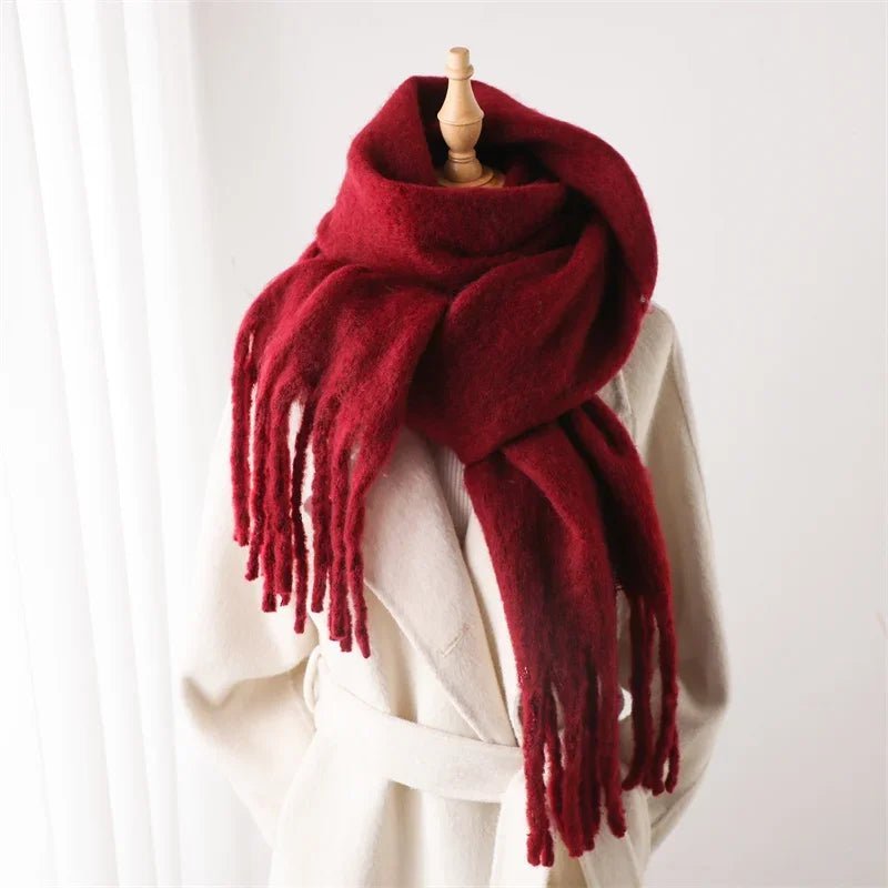 ZEYA - Gabriella Tasseled Winter Scarf