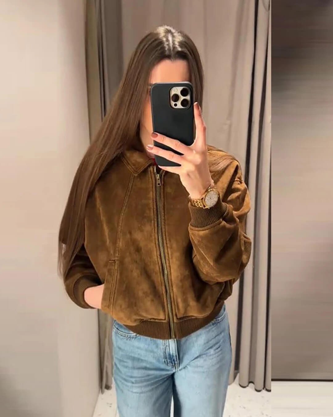 ZEYA - Helena Faux Suede Jacket