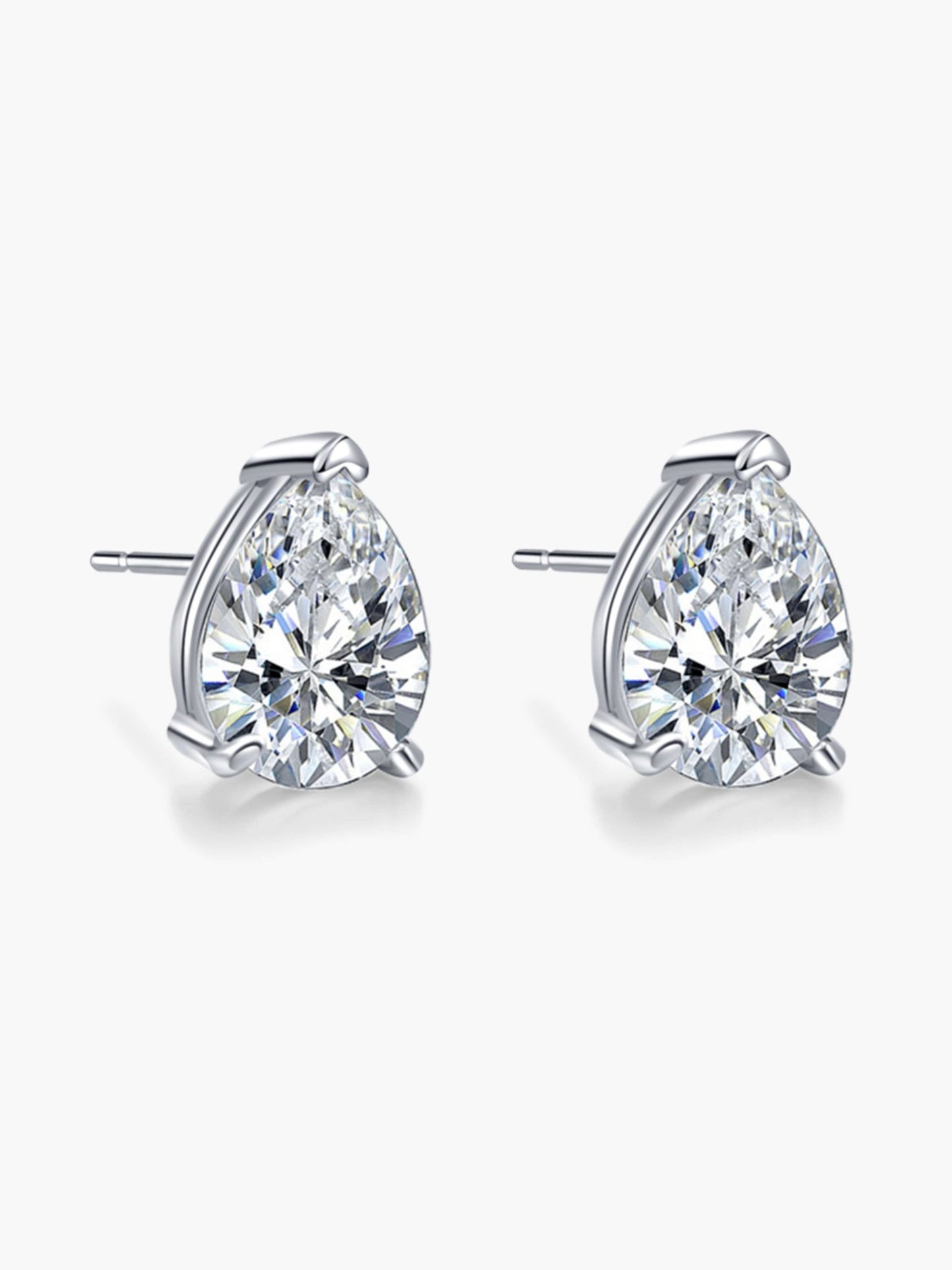 ZEYA - Kath Pear Cut Zirconia Stud Earrings