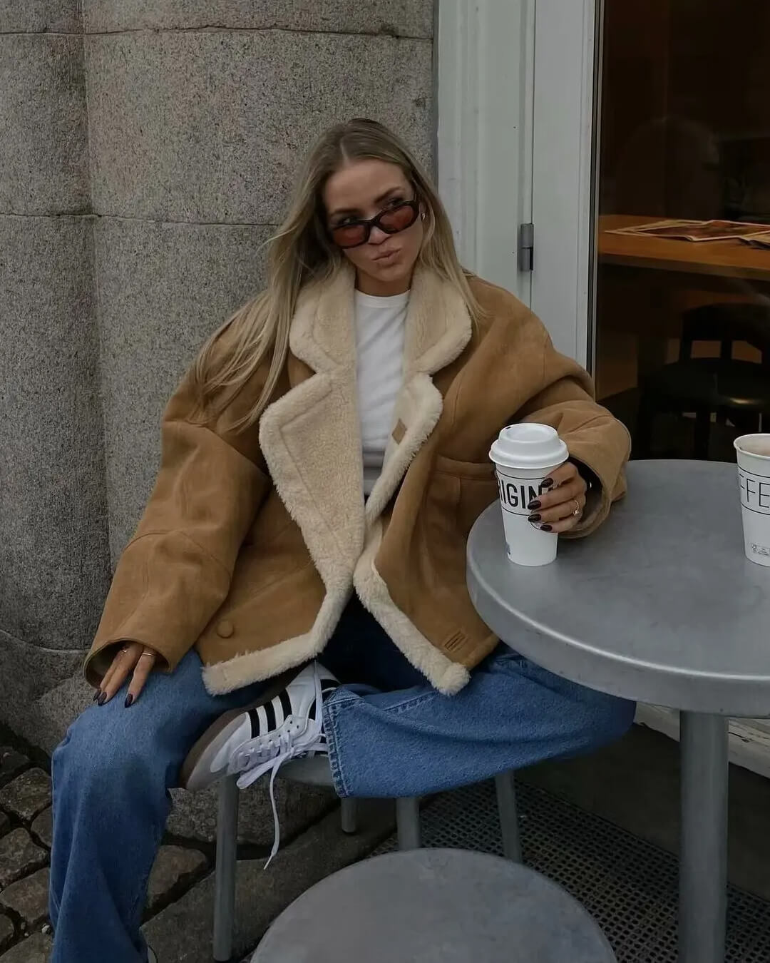 ZEYA - Laura Faux Leather Jacket