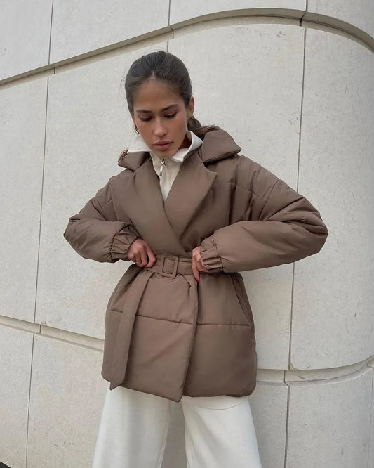 ZEYA - Lou Belted Puffer Jacket