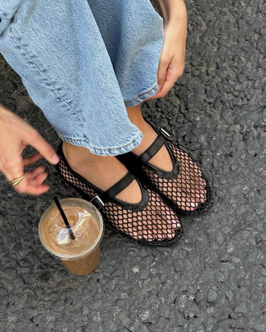 ZEYA - Margaret Mesh Ballet Flats