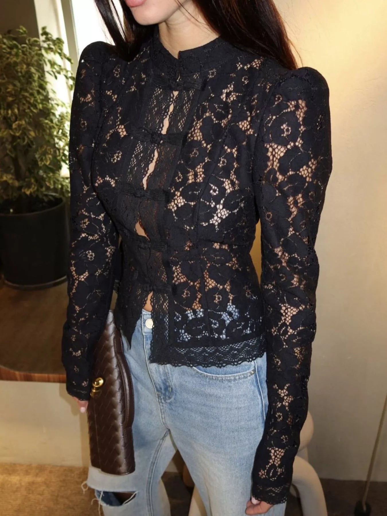 ZEYA - Mariana Sheer Lace Blouse