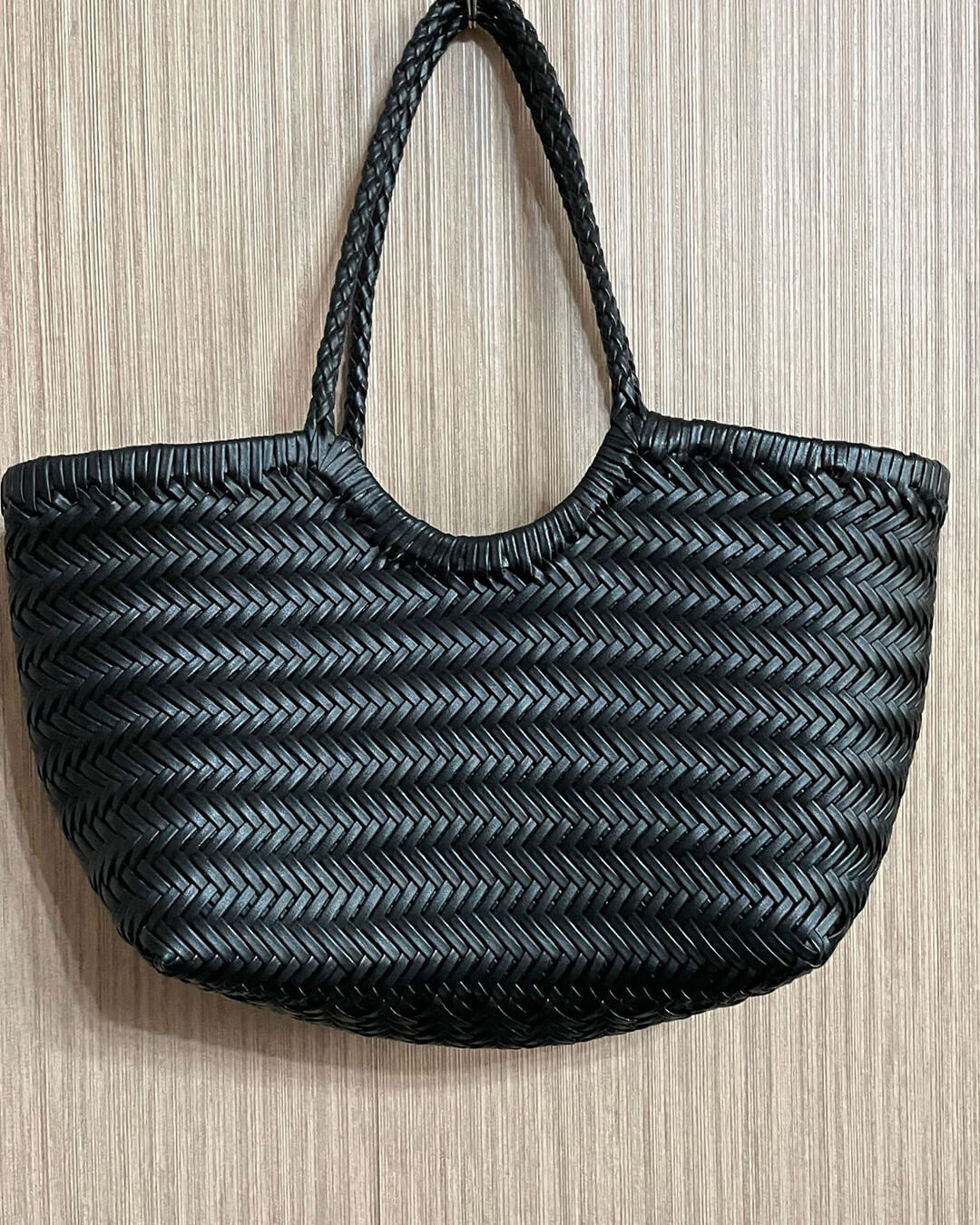 ZEYA - Melisande Woven Leather Tote Bag