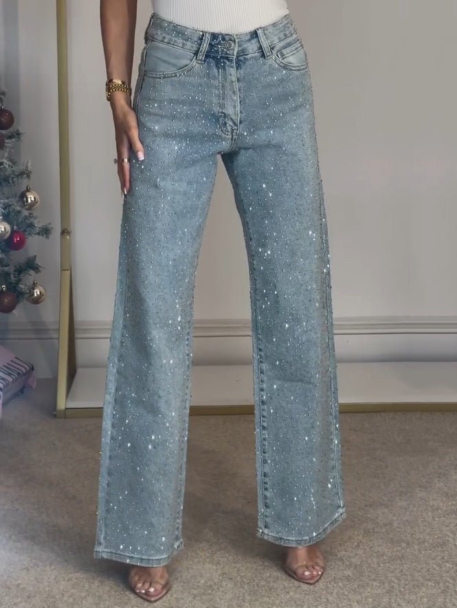 ZEYA - Mica High - Waist Glitter Jeans