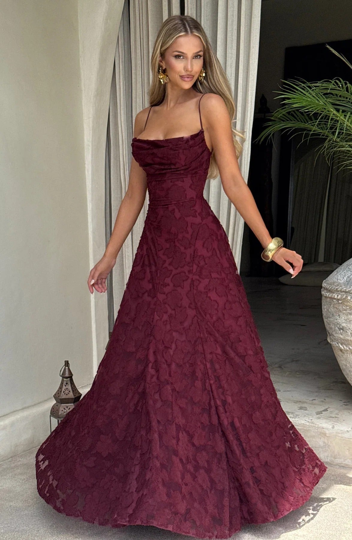 ZEYA - Raices Sleeveless Floral Maxi Dress
