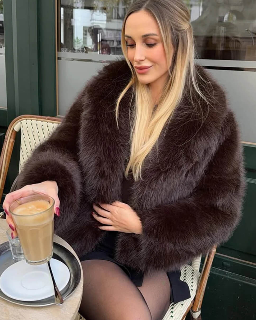 ZEYA - Reina Faux Fur Coat