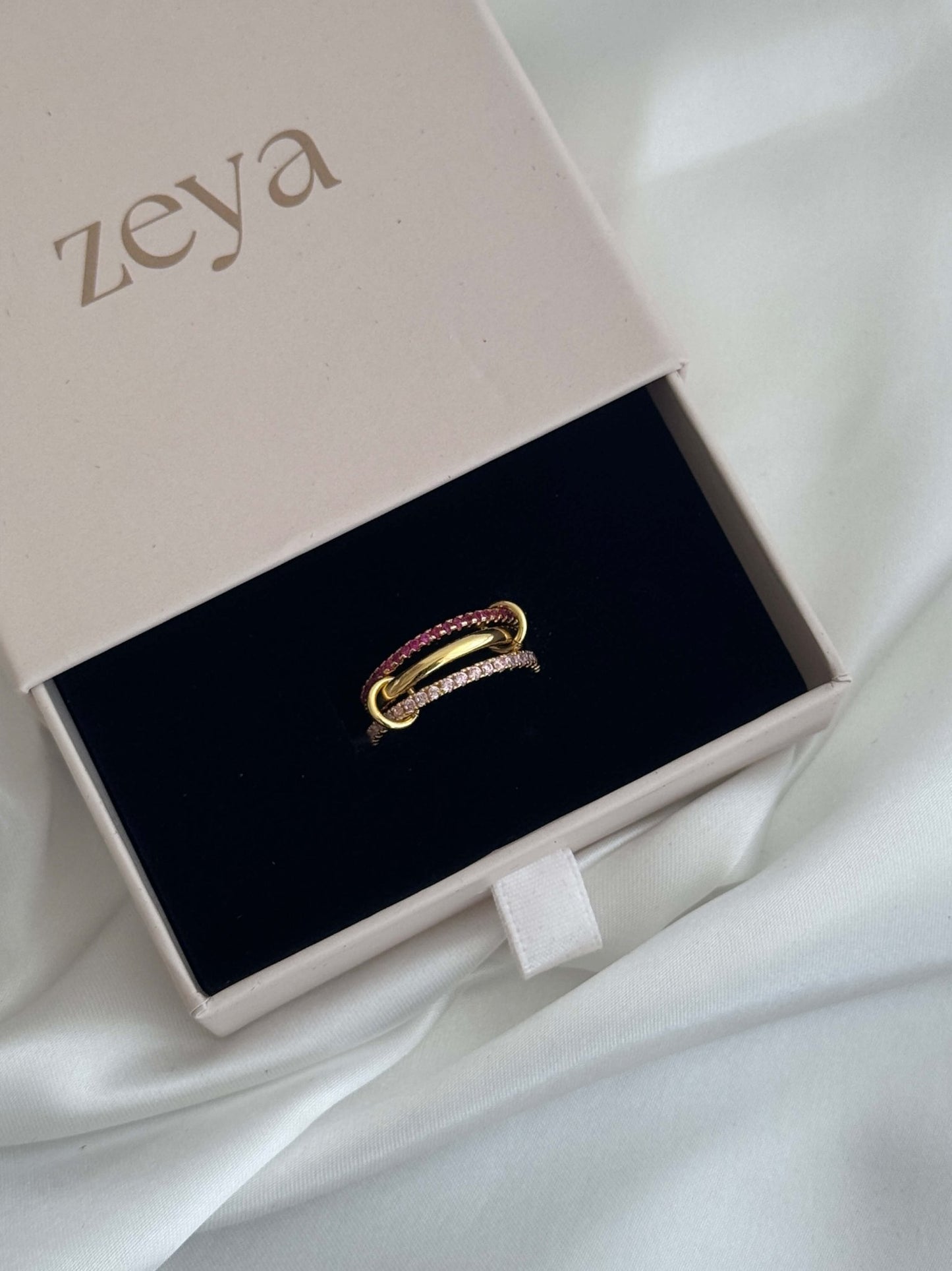 ZEYA - Rosy Pink Ring