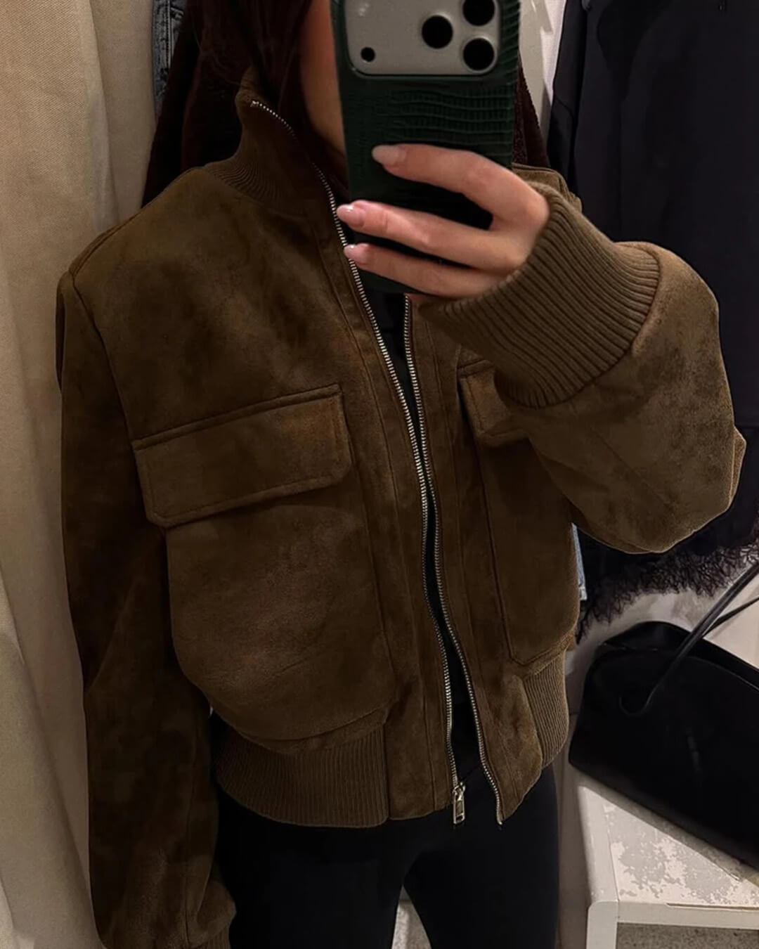Solane Stehkragen Bomberjacke