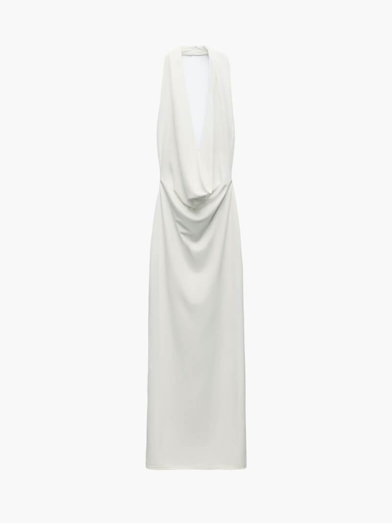 ZEYA - Sora Deep V - Neck Maxi Dress