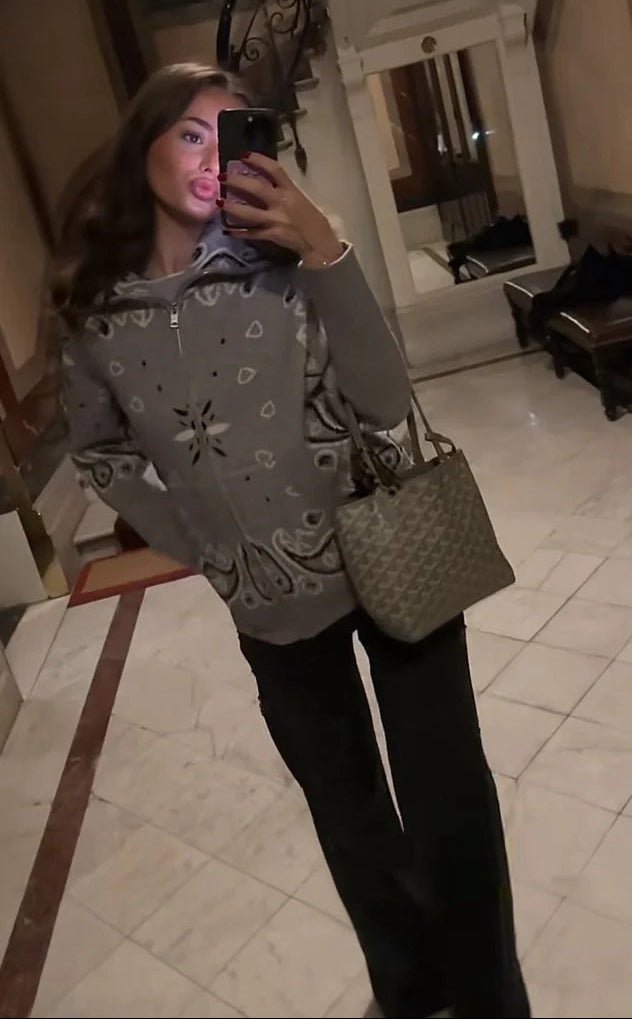 ZEYA - Stacey Paisley Knitted Cardigan