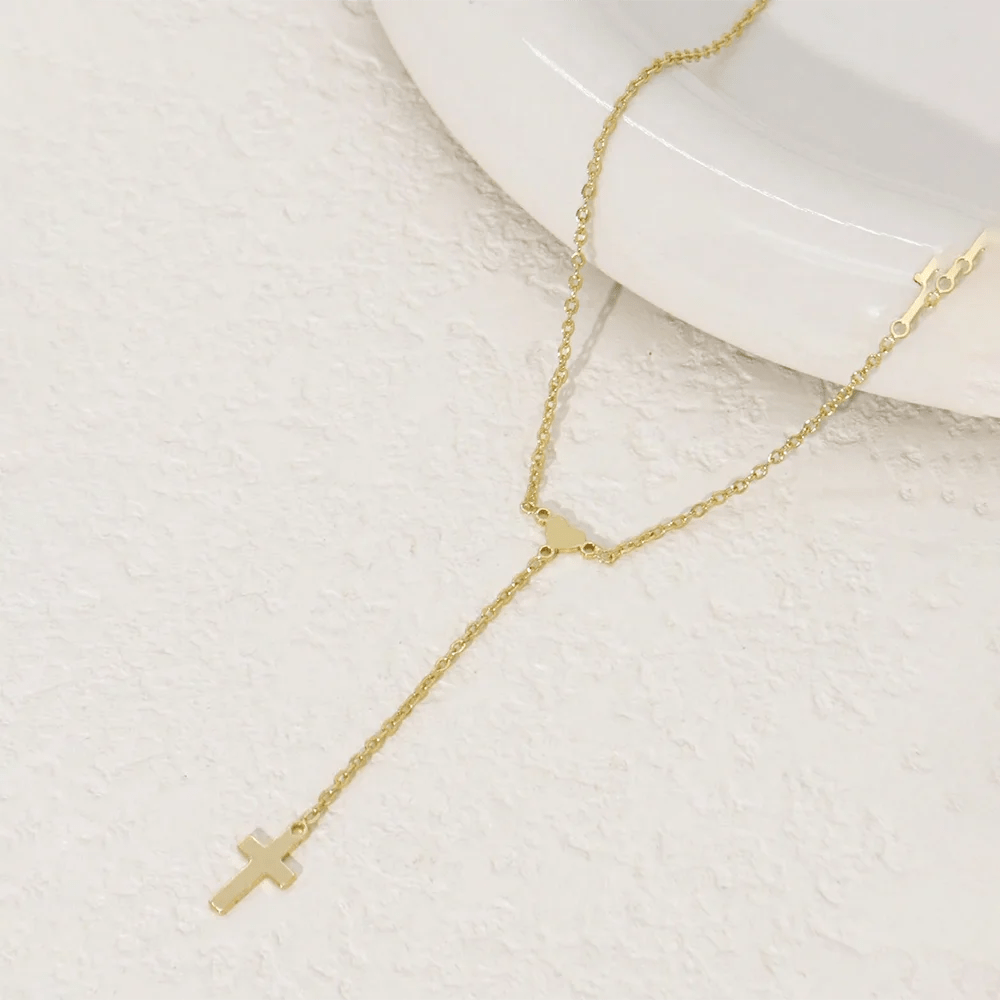 ZEYA - Valencia Cross Pendant Necklace