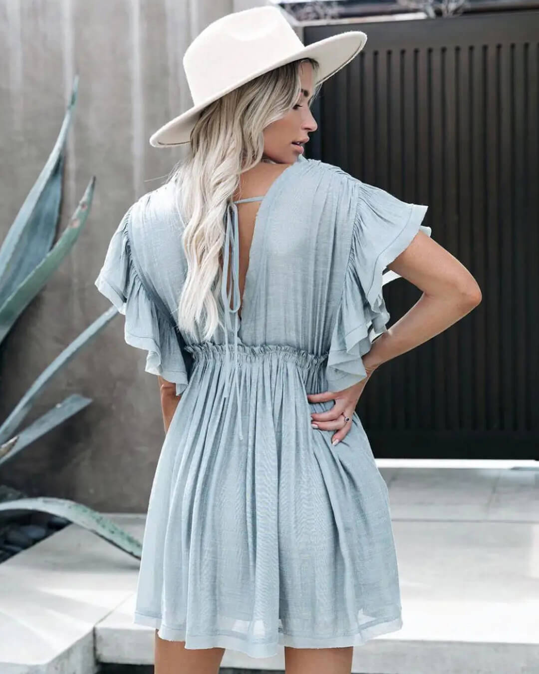 ZEYA - Veda Babydoll Boho Mini Dress
