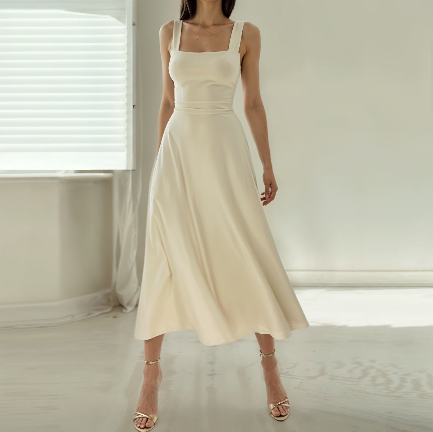 ZEYA - Verity Sleeveless Midi Dress