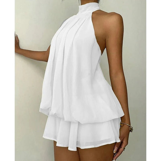 ZEYA - Viviana Halter Backless Mini Dress